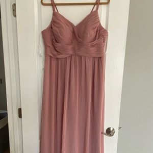 Azazie Blake Dusty Rose Dress